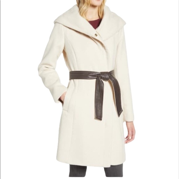 New Cole Haan Red Riding Hood Belted 